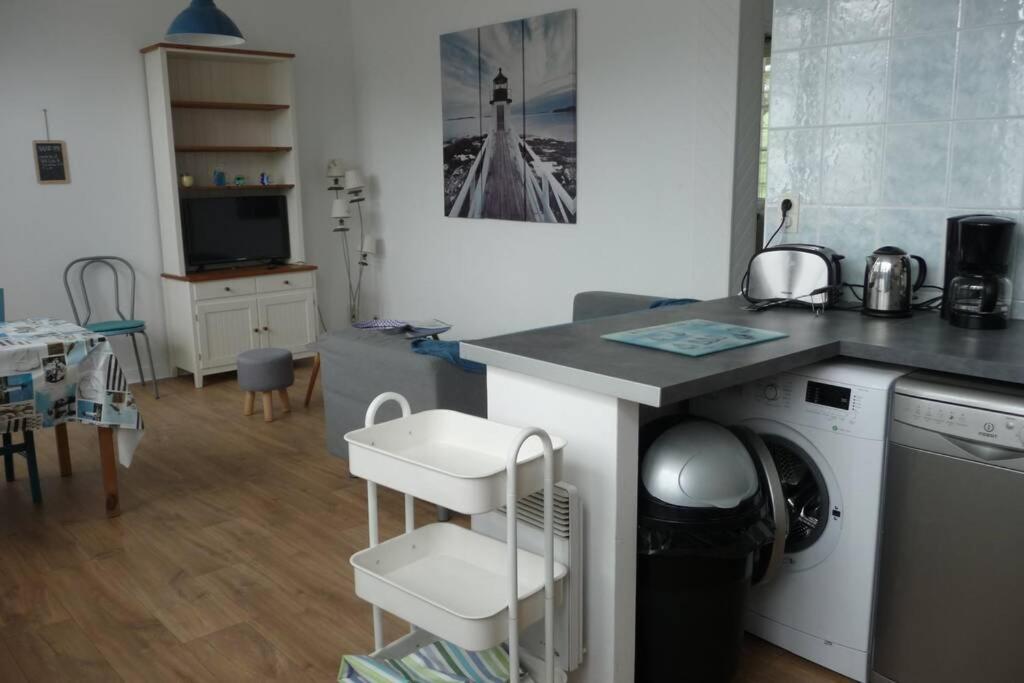 12 Rdc Appartement 2 Chambres Jardin Terrasse Plonéour-Lanvern Dış mekan fotoğraf